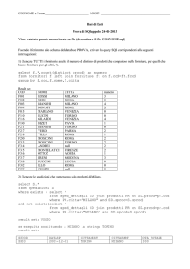 Sistemi Informativi + Basi di Dati