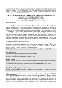 Documento preparato ed esposto da Antonella