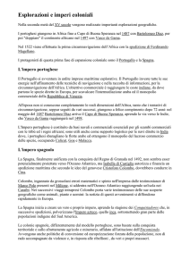 Esplorazioni e imperi coloniali