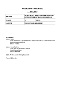 programma consuntivo - itis magistri cumacini