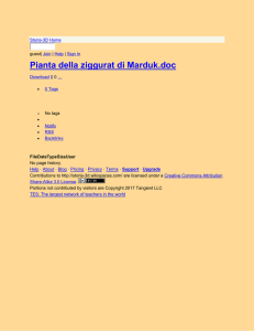 Storia-3D - Pianta della ziggurat di Marduk