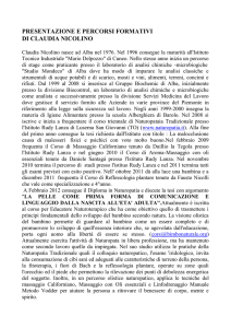 curriculum - Cure Naturali