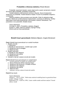 Probabilità e inferenza statistica (Paola Monari)
