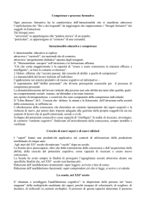 Competenze e processo formativo