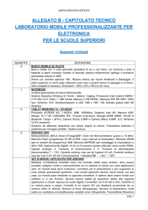 capitolato tecnico - Elettronica Veneta
