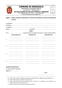 Richiesta di abbattimento da effettuarsi su piante di proprietà