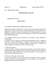 4A fisica - Giotto Ulivi