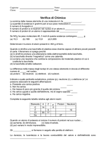 Verifica di Scienze