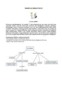 MODULO DIDATTICO - Liceo Economico Sociale