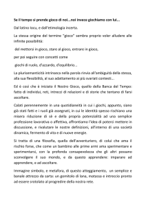 Se il tempo si prende gioco di noi...noi invece giochiamo con lui