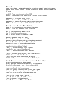 Bibliografia generale per l`orientamento metodologico