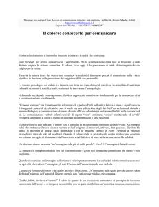 Il colore: conoscerlo per comunicare