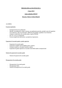 matematica - Liceo Pertini Ladispoli
