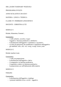 Programmi Prof.ssa Lutz Lingua Tedesca IVC