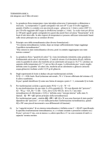 NOTE TERMODINAMICA