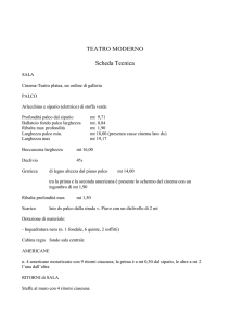 TEATRO MODERNO Scheda Tecnica