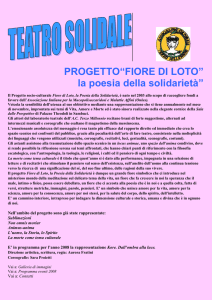 Teatro solidale - Comune di Sambuci