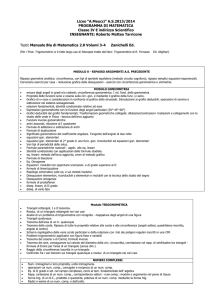 Programma matematica 4 E a.s. 13-14