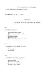 PROGRAMMA ECONOMIA POLITICA 3AM