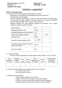 Relazioni di laboratorio di FISICA