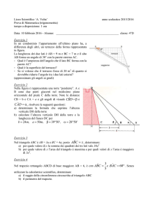 Liceo Scientifico `A. Volta` anno scolastico 2015/2016 Prova di