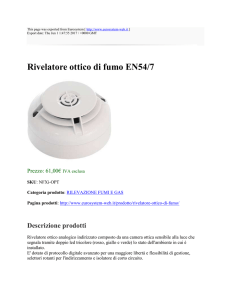Rivelatore ottico di fumo EN54/7 : Eurosystem : http://www
