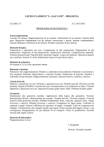 progamma1c - Liceo Galvani