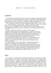 Aborto e infanticidio.