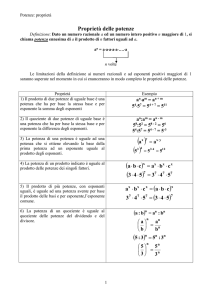 Proprietà delle potenze