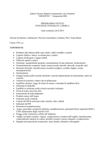 scienze integrate chimica 2B CAT