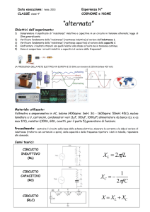 Relazioni di laboratorio di FISICA