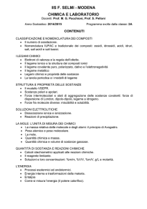 chimica e laboratorio