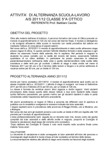 attivita` di alternanza scuola-lavoro