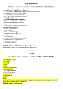 scienze naturali e geografia