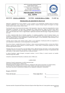 docente colella roberto materia scienze della terra classe 1c