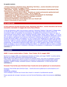 In questo numero - Club del Marketing e della Comunicazione