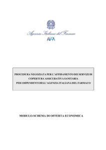 Modulo di offerta economica