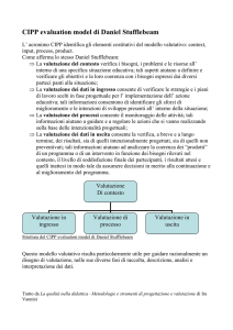 CIPP evaluation model di Daniel Stufflebeam