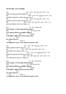 segni del tuo amore