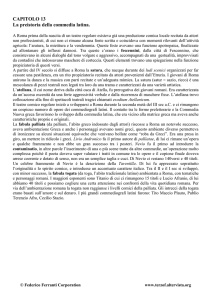 La preistoria della commedia latina