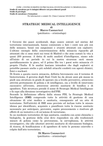 strategic medical intelligence
