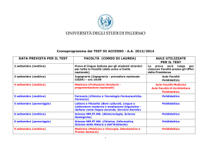 Programmazione Test di Accesso A