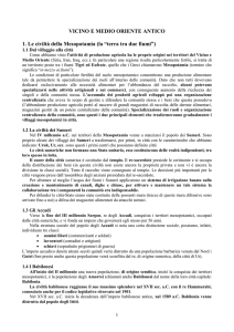 I popoli della Mesopotamia.