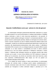 Ufficio Stampa tel 049 8213923 fax 8218283