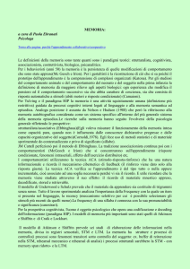 memorizzazione