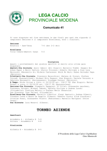lega calcio - Mutina Bit
