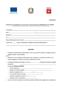 DICHIARAZIONE COMPATIBILITÀ TRA CARICHE SOCIALI E
