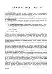 Riassunto Darwin - riassuntini.com