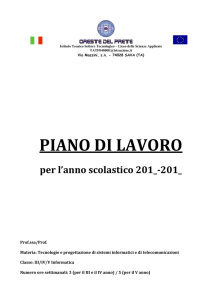 Tecnologie e Progettazione di Sistemi - Del Prete