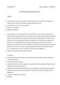 1B matematica - Giotto Ulivi